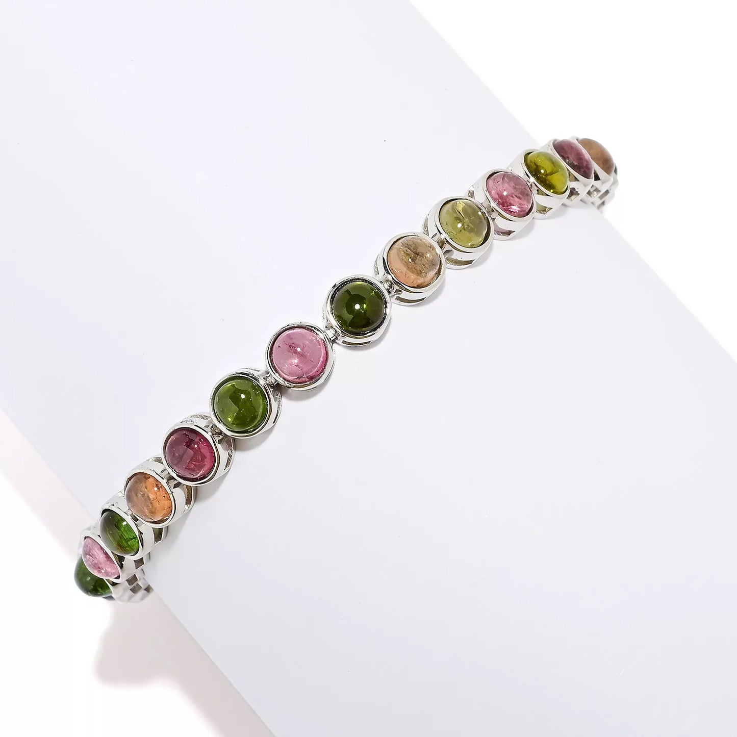 925 Sterling Silver African Amethyst Gemstone Tennis Bracelets