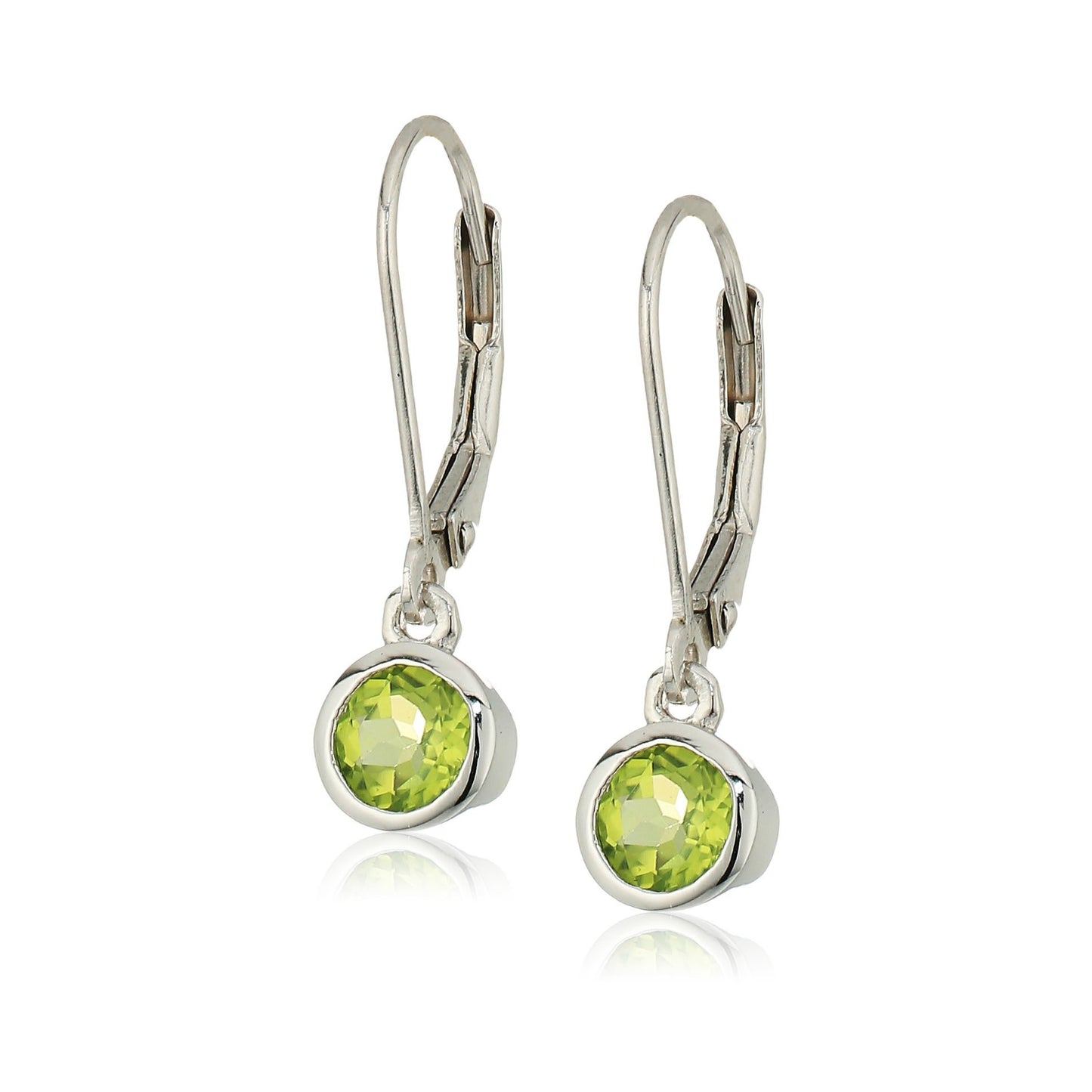 Pinctore Sterling Silver Chrome Diopside Lever Dangle Earrings