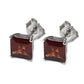 Sterling Silver Brazilian Amethyst Studs Earrings