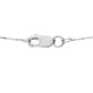 14K White Gold 0.90ctw Diamond Pendant and Chain, 2.3 grams