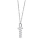 Graceful 0.25 CT Round Diamond Cross Pendant – Ideal for Women and Girls