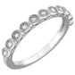 Sophisticated Sterling Silver Finger Ring with 1/10 Carat Round-Cut Diamond – Prong Set