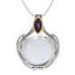 925 Sterling Silver African Amethyst, Charoite Gemstone Pendants