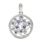 Sterling Silver Tanzanite Gemstone Pendants