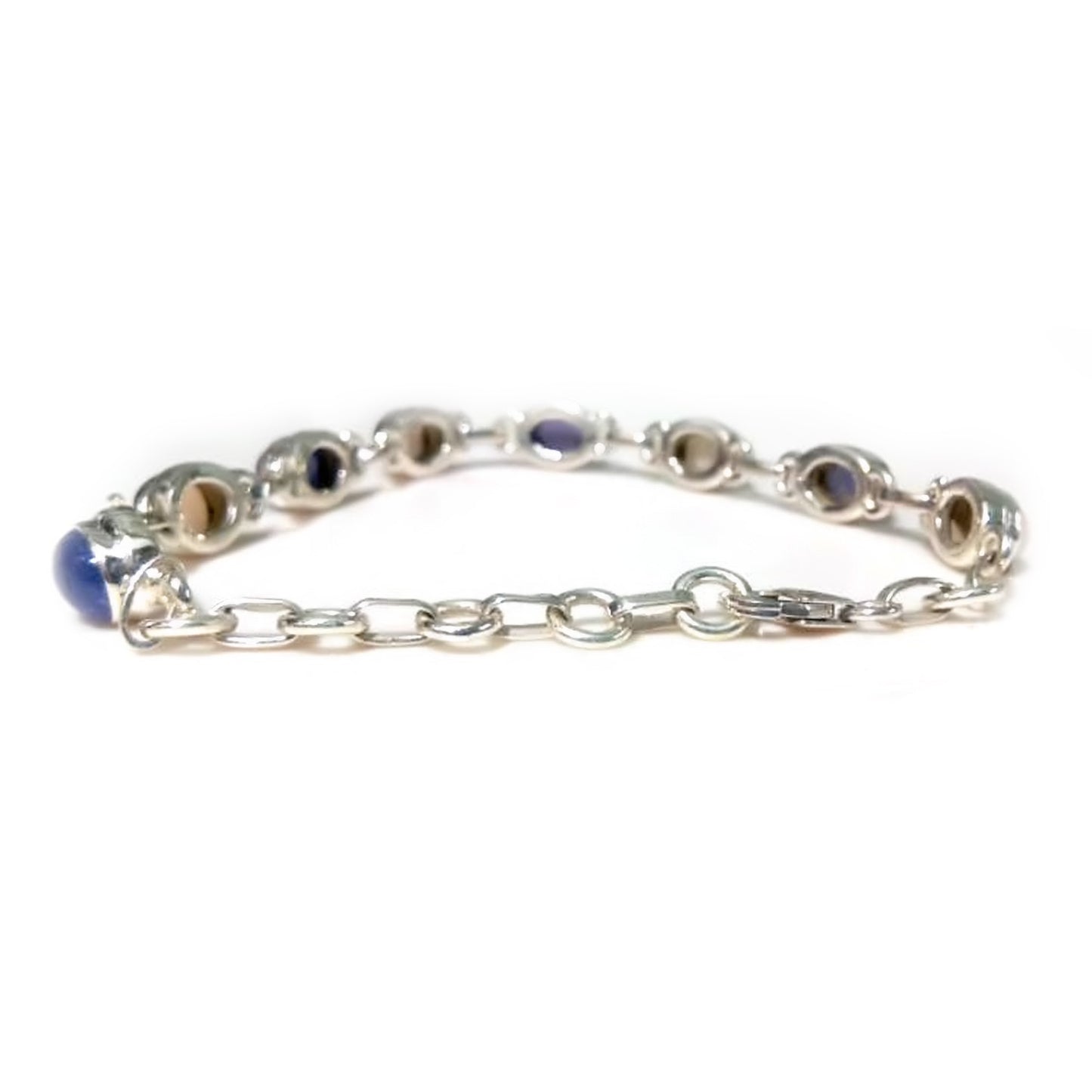 925 Sterling Silver Tanzanite Gemstone Gemstone Bracelet