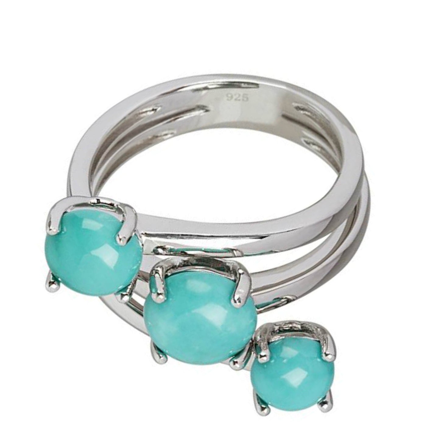 925 Sterling Silver Campitos Turquoise Ring