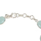 Sterling Silver 925 Aqua Chalcedony Bracelets