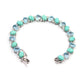 925 Sterling Silver Campitos Turquoise, Swiss Blue Topaz Gemstone Bracelets