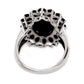 925 Sterling Silver Black Spinel Gemstone Ring