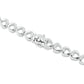 925 Sterling Silver White Zircon Gemstone Tennis Necklace