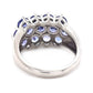 925 Sterling Silver Tanzanite Gemstone And Blue Zircon Gemstone Ring For Women's