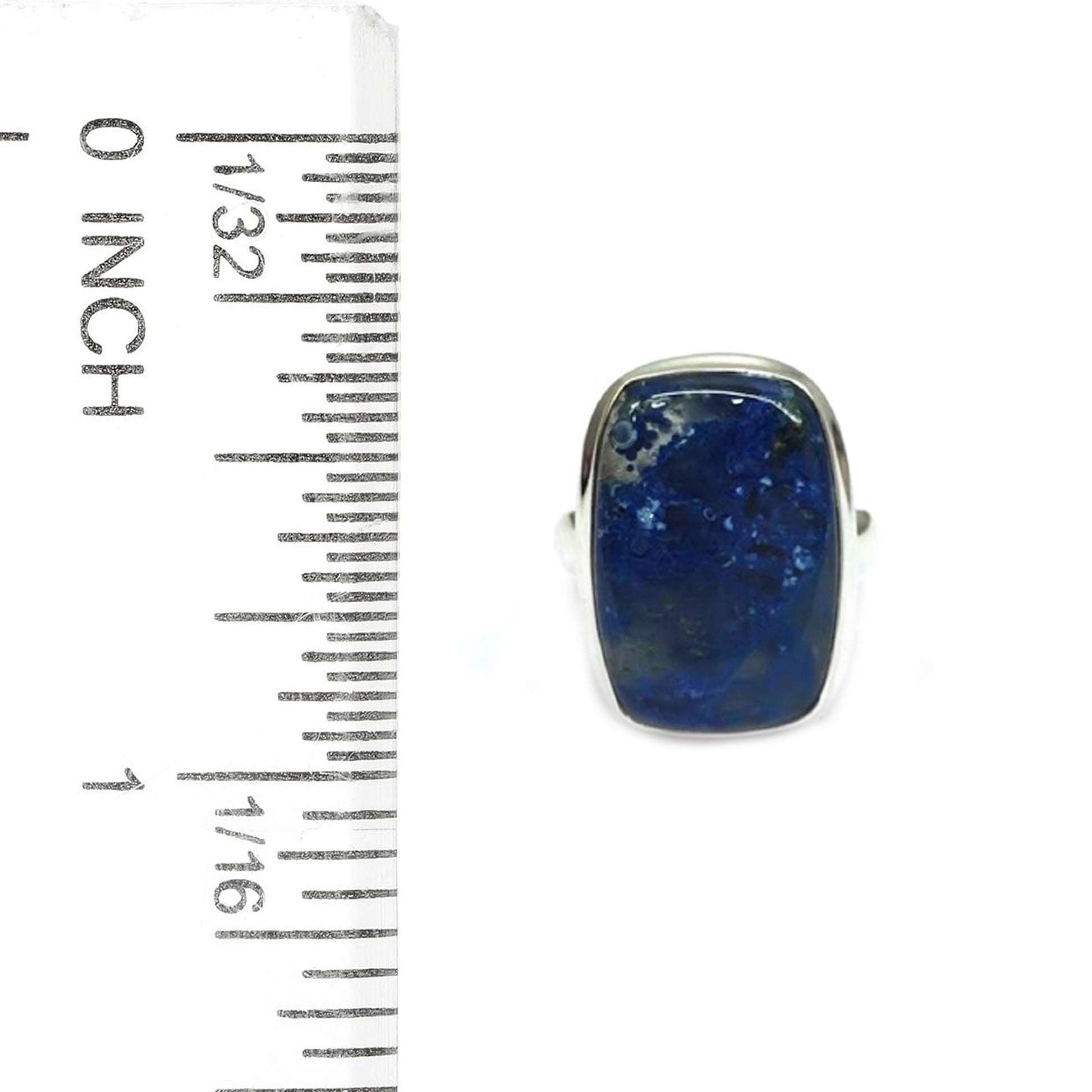 925 Sterling Silver Shattuckite Classic Ring - Pinctore