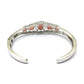 925 Sterling Silver Pink Opal Bangle - Pinctore