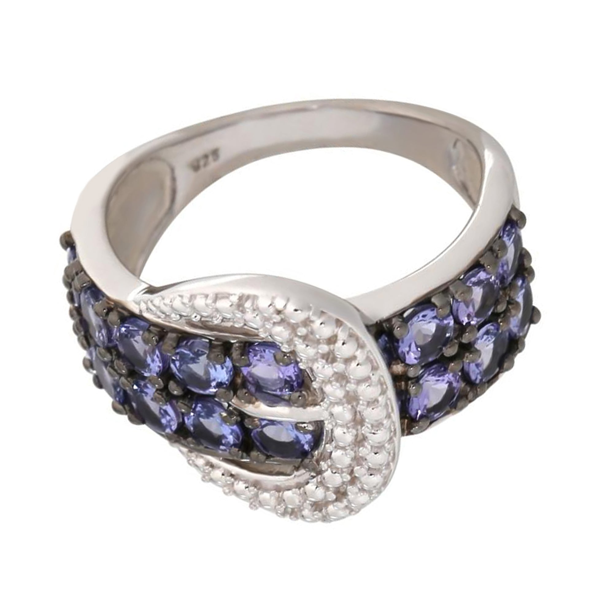 Sterling Silver 925 Tanzanite Ring - Pinctore