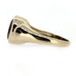 14kt Yellow Gold Glass Filled Ruby Ring - Pinctore