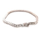 925 Sterling Silver White Natural Zircon Bracelet - Pinctore