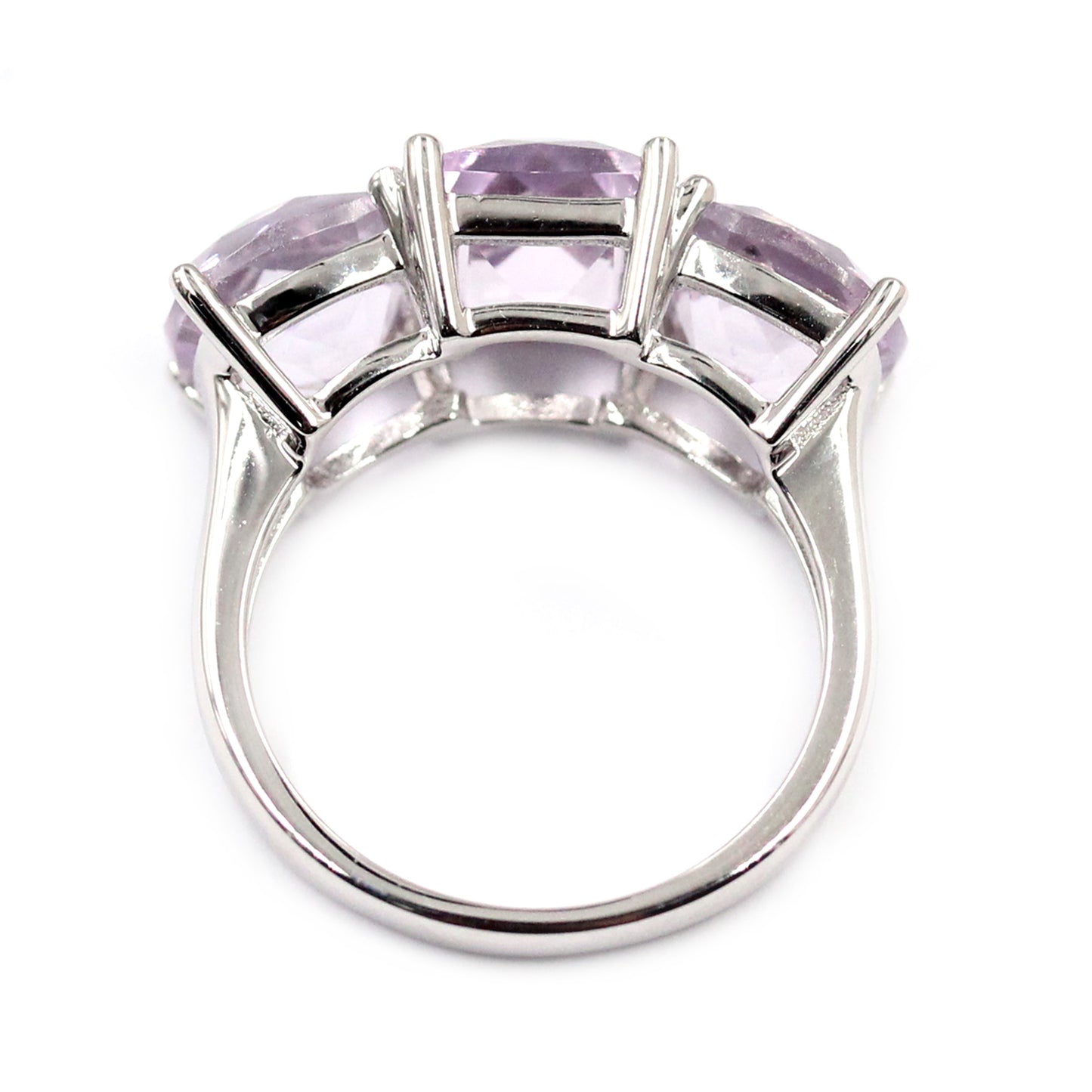 925 Sterling Silver Pink Amethyst Ring - Pinctore