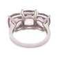 925 Sterling Silver Pink Amethyst Ring - Pinctore