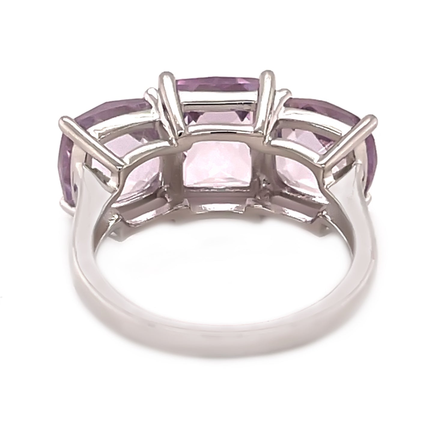 925 Sterling Silver Pink Amethyst Ring - Pinctore