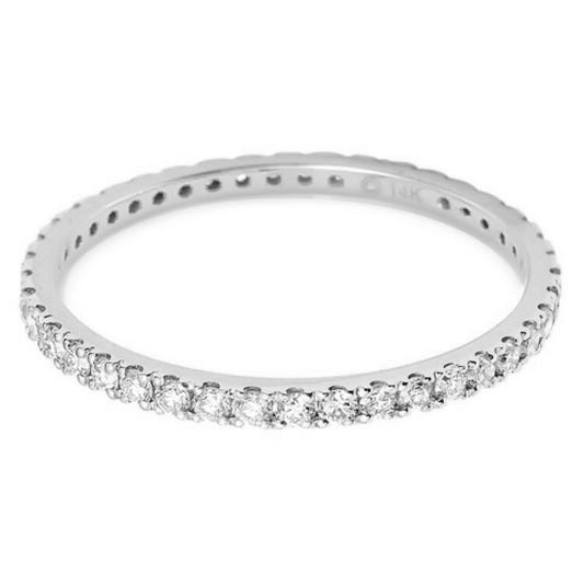 14kt White Gold Diamond Ring - Pinctore