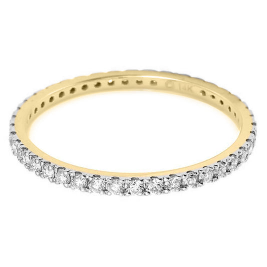 14kt Yellow Gold Diamond Ring - Pinctore
