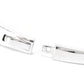 Rhodium Plated Sterling Silver 1.62ct TGW Spinel Concave Twisted Bangle - Pinctore