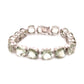 925 Sterling Silver Green Amethyst Bracelet - Pinctore