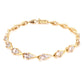 14Kt Yellow Gold Morganite With Diamond Bracelet - Pinctore
