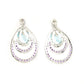 Pinctore Sterling Silver 5.02ctw Sky Blue Topaz Drop & Dangle Earring 1.50'L