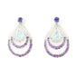 Pinctore Sterling Silver 5.02ctw Sky Blue Topaz Drop & Dangle Earring 1.50'L
