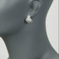 Pinctore Sterling Silver 0.50ctw White CZ Huggies Earring 0.62'L