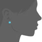 925 Sterling Silver Sonora Beauty Turquoise Earring - Pinctore