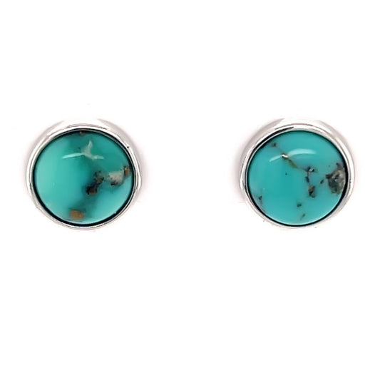 925 Sterling Silver Campitos Turquoise Earring - Pinctore