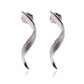 925 Sterling Silver Diamond Earring - Pinctore