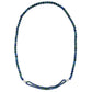 Sterling Silver 40" Chrysocolla Convertible Beaded Necklace - Pinctore