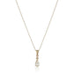 10k Rose Gold Morganite & Diamond Pendant Necklace, 18" - Pinctore