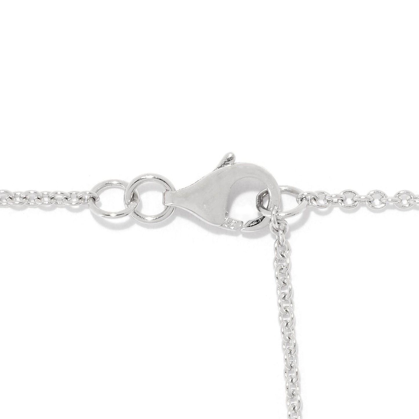 Sterling Silver Pear Cut Peridot & White Topaz Halo Pendant w/ 18" Chain - Pinctore