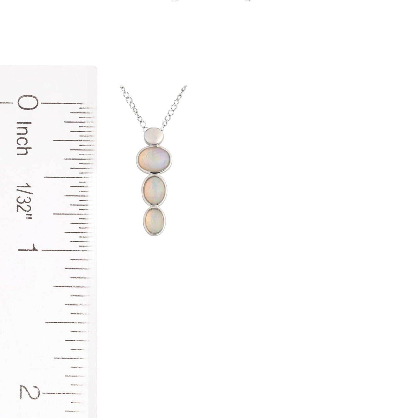 925 Sterling Silver Ethiopian Opal Pendant - Pinctore