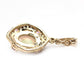 14Kt Yellow Gold Ethiopian Opal, Pink Sapphire, Diamond Pendant - Pinctore