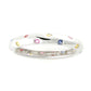 Pinctore Sterling Silver 0.33ctw Multi Sapphire Band Rings
