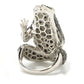 Sterling Silver 925 Black Spinel, Chrome Diopside Ring - Pinctore