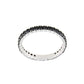 Sterling Silver 1ct Black Spinel Etenity Band Ring - Pinctore