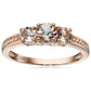 10kt Rose Gold Morganite Ring - Pinctore