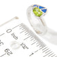 Sterling SIlver 925 Peridot, Opal Ring - Pinctore
