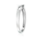 Sterling Silver Natural White Zircon Ring - Pinctore