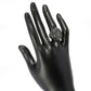 Sterling Silver Mystic Drusy & Black Spinel Ring - Pinctore
