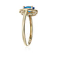 Pinctore 10k Yellow Gold Neon Apatite & Diamond Accented Engagement Ring - pinctore