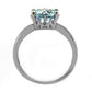 925 Sterling Silver Sky Blue Topaz Solitaire Ring - Pinctore