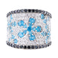 925 Sterling Silver Neon Apatite, Black Spinel, White Topaz Ring - Pinctore