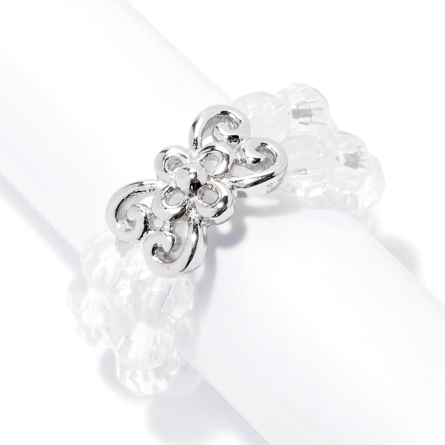925 Sterling Silver Crystal Ring - Pinctore